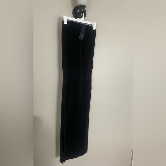 Reset by Jane Strapless Black Dress with Side Slit - Picture 3 of 7